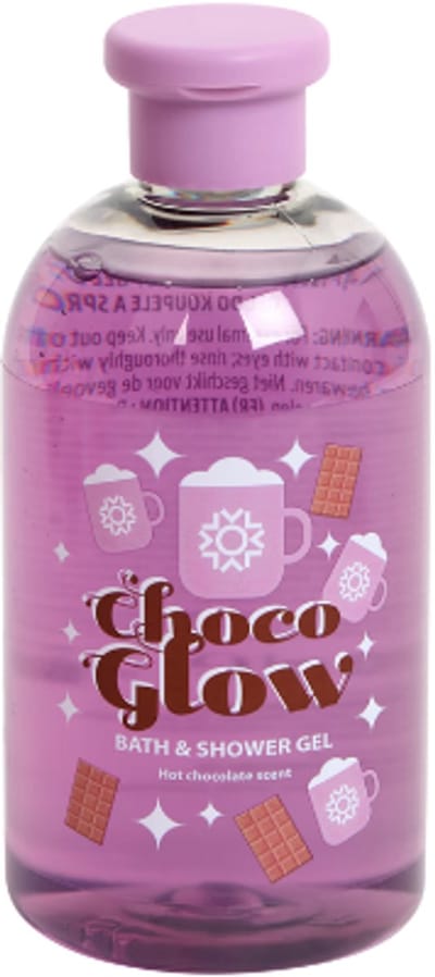 Kerst Douchegel Choco Glow | 1x 500ml - Warme Chocolademelk Geur | Feestelijke Winter Verzorging - Limited Edition 2025