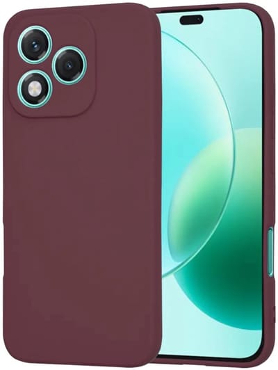 Hoesje geschikt voor HONOR 400 Lite - Techsuit Soft Flex Silicone Back Cover - Plum Red