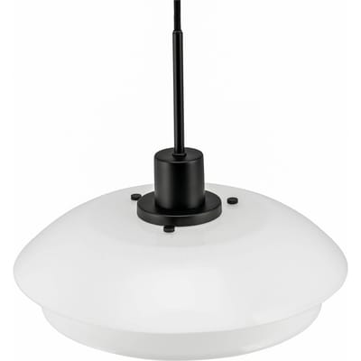 Dyberg Larsen Hanglamp 31 Cm E27 Glas 25w Wit/zwart