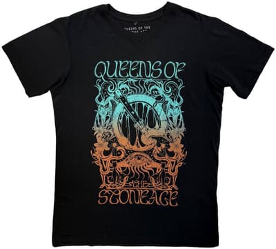 Queens Of The Stone Age - Montage Heren Tshirt - M - Zwart
