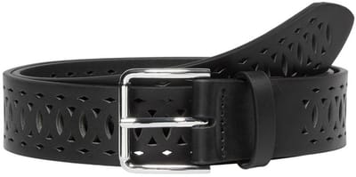 Marc O'Polo Leren riem Pera Belt W75 Black zwart