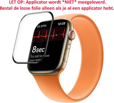 BLUEO 44mm Screenprotector - Geschikt voor Apple Watch SE/S6 /4 /5 Losse Folie
