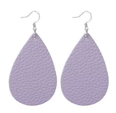 Jomide Oorhangers Leer - Lila