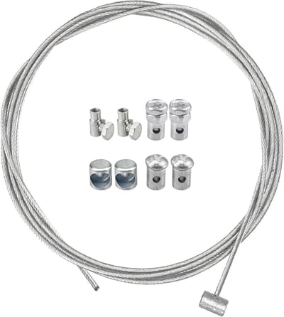 Universele Koppelingskabel - Reparatieset Motor - Voertuig Onderhoud - Verzinkt Staal - 12 Meter - Metaal