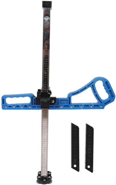 Dailygoods- Gipsplatensnijder Professioneel - Opvouwbaar Gereedschap - Draagbaar Snijgereedschap - 60 Cm Schaal - Efficiënt en Veilig - Ruimtebesparend Ontwerp - Gipsplaatzaag