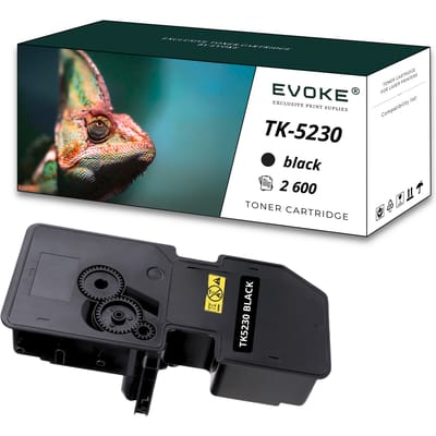 Evoke compatibele toner voor Kyocera Tk-5230K Tk5230K Tk-5230 Tk5230 Zwart 2600 pagina's Ecosys M5521 M5521Cdn M5521Cdw P5021 P5021Cdn P5021Cdw