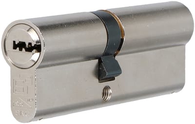 2 stuks - S2 veiligheidscilinder F6 40/50 SKG 2, dubbele profielcilinder (verschillend sluitend)