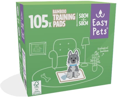 Easypets Bamboo Puppy Training Pads - 105 stuks - Zindelijkheidstraining - Hondentoilet - Groen - 58 x 58 cm