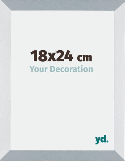 Your Decoration - Fotolijst 18x24 cm - MDF - Aluminium Geborsteld - Mura