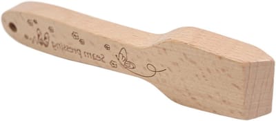 Naad persstok - Vinger strijkijzer - Naden persen - Hittebestendig beukenhout - 17 cm lengte - Niet gespecificeerd