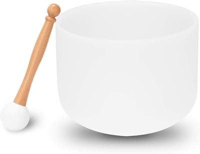 Kristallen Klankschaal 440HZ voor Rituele Muziektherapie, Yoga en Meditatie - Percussie Instrumenten voor Ontspanning en Healing