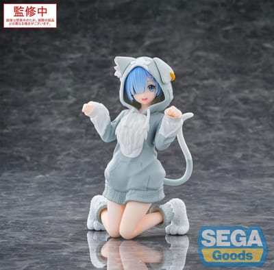 SEGA Re:Zero Starting Life in Another World Yumemirize PVC Statue Rem Mofumofu Pack 11 cm Beeld
