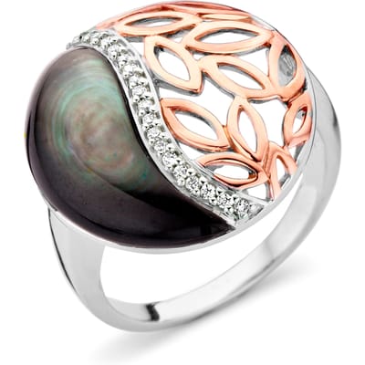 Orphelia Dames 925 Sterling Zilveren Ring - Zilver/Roos ZR-7112