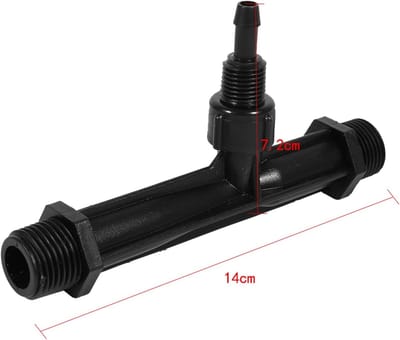 Irrigatie Venturi Injector voor bemesting, 1/2 Inch Tuinirrigatie, Waterbesparing en Efficiënte Voeding voor Planten