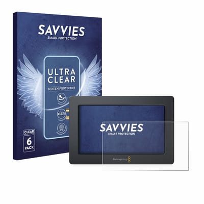 Savvies - Screenprotector voor Blackmagic Design Video Assist (5.0) - Folie Beschermfolie transparant 6 Stuks