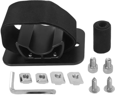 Dailygoods- Fietsenrek Slijtvaste Aluminium - Autodak Fiets Achterwiel Beugel - Hoog Draagvermogen - Duurzaam - Geschikt voor Coupes/Hatchbacks - Inclusief Schroeven en Beugel - Fietsendrager