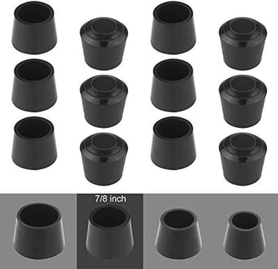 50 stuks antislip rubberen stoelpootdoppen - Bescherming voor vloeren