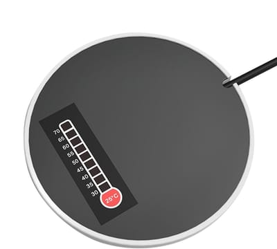 Koffiebekerwarmer - Drankverwarmer - Warme Dranken - Ideale Temperatuur - Compact Ontwerp - Wit