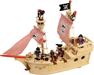 Houten piratenschip - Green Toys