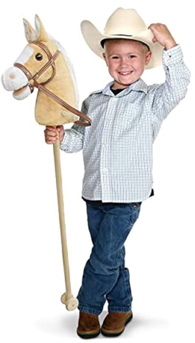 Schattig Pluche Stokpaard met Geluidseffecten - Hinnikend en Galopperend Speelgoed