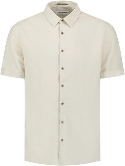 No Excess Shirt short sleeve with linen desert