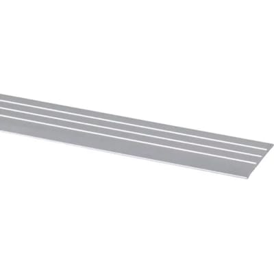 Overgangsprofiel Gelijkvloers - Aluminium Zilver - Zelfklevend - 25x950mm