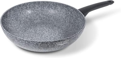 Wokpan 28 cm met Minerale Antiaanbaklaag | Geschikt voor Inductie | Made in Italy
