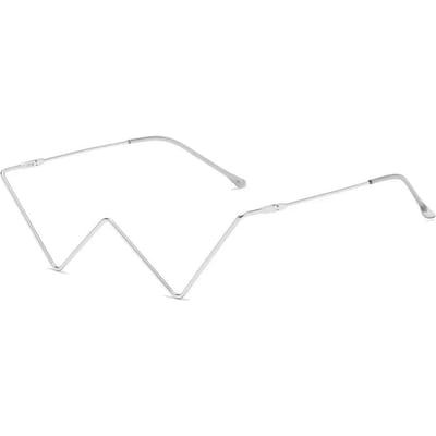 Mode Metalen Ingelegde Diamant Monturen Brillen Voor Vrouwen Kleine Persoonlijkheid Brillen Legering Montuur Brillen Punk Halve Montuur Brillen