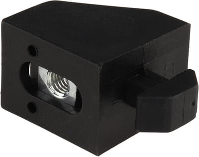 Verstevigd Profieldeel - Verbindingsstuk - Constructie Bouw - Glasvezel Versterkt - Groef 8mm - Zwart
