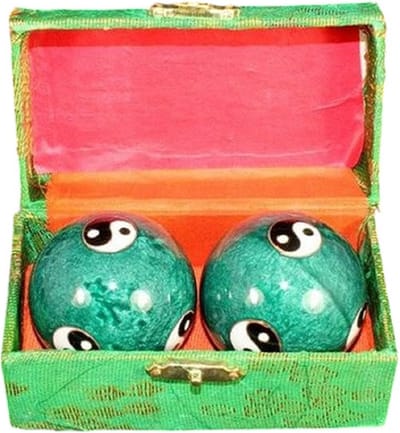 Inuk - Meridiaan Kogels - Groene Yin Yang kogels - Massage kogels met geluid
