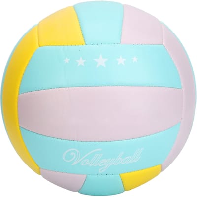 Taille 5 Ballon de Volley d'Entraînement Doux Haute Élasticité Léger PVC Intérieur Extérieur Volley-ball pour Piscine