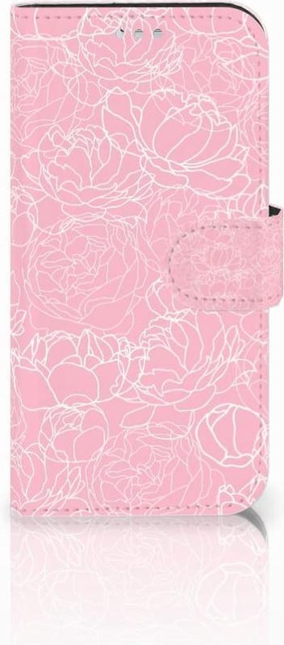 Samsung Galaxy S7 Hoesje White Flowers