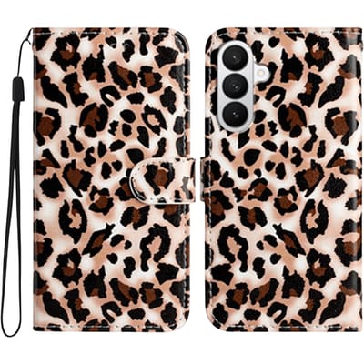 Comfycase Samsung Galaxy A57 Fashion Bookcase Luipaardprint