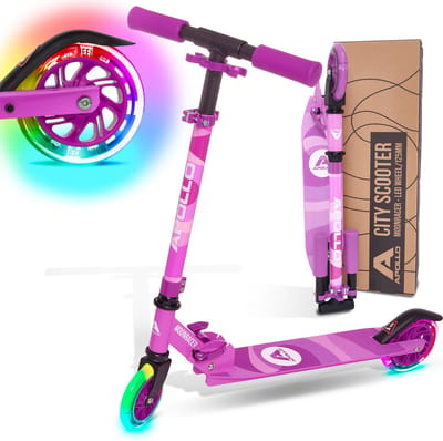 Apollo Moonracer LED-step Kinderscooter met Vering