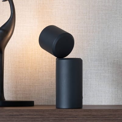 IT´S ABOUT ROMI IT'S ABOUT ROMI LED-batterijtafel lamp Milan, zwart, 19 cm