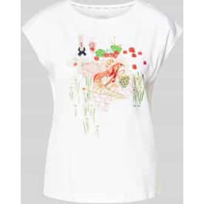 Regular fit T-shirt met ronde hals
