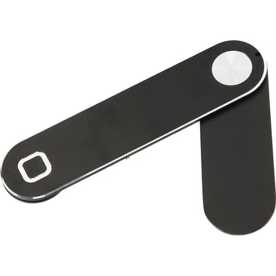 Laptop Telefoonhouder Sterk Magnetisch Aluminiumlegering Laptop Telefoonstandaard Computer Monitor Uitbreiding zwart
