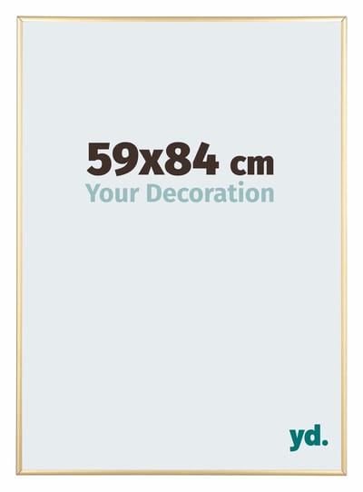 Your Decoration - Puzzellijst 59x84 cm - Goud - Puzzellijst 1500-2000 stukjes - Aluminium Fotolijst - Kent