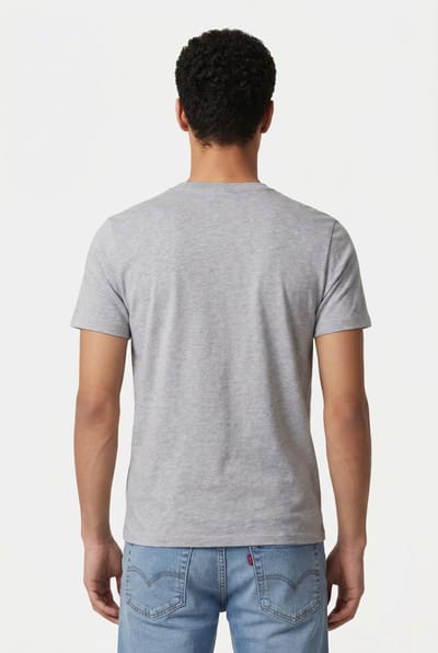 Levi's Lseclassic Hm V Neck Tee Mid Tone Heather Grey Pk Taglia: S | Magliette basic Outlet | Uomo | Grigio