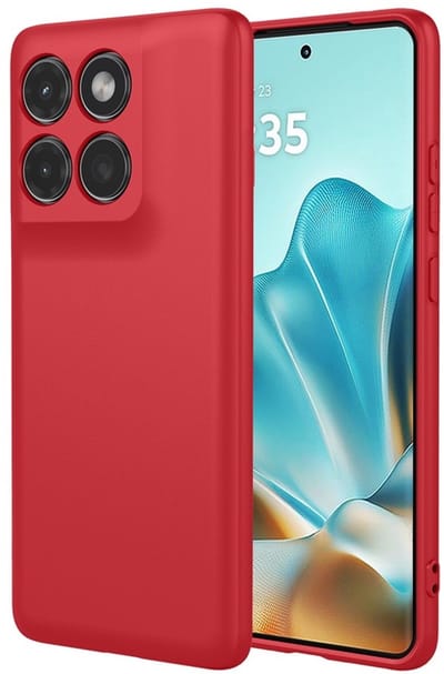 Coverup Hoesje - Geschikt voor Motorola Edge 60 / Edge 60 Fusion Hoesje - Coverup Colour TPU Back Cover - Rood