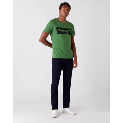 WRANGLER GREENSBORO BLACK BACK REGULAR STRAIGHT JEANS-HEREN