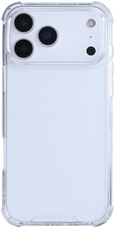Rixus Anti-Burst Case For Apple iPhone 17 Pro Max Transparent