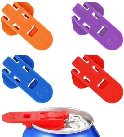 Blikopeners - Kleurrijke Drankblik Opringer Opener Plastic Draagbare Drankblik Openhulpmiddel Lekvrij voor Bier, Frisdrank, Cola, Pop