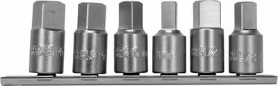 Yato - Complet Dopsleutels - 3/8" - CrV Staal - Set van 6 stuks