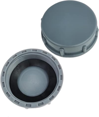 Keukenspoelbak afdichtdop en afvoerbuis set 56 mm - 2 stuks