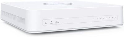 NVR Recorder - Beveiligingsrecorder Camera - Beelden Opslaan - H.264+ Compressie - 8 Kanalen - Wit