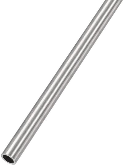 Dailygoods - Roestvrijstalen Buis 8mm OD x 1mm D x 250mm L - Voor Interieur en Tuin