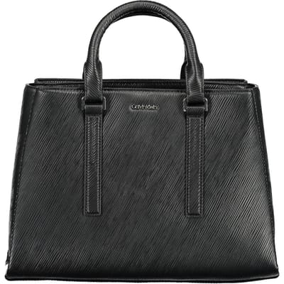 Calvin Klein Dames Zwarte Polyester Handtas