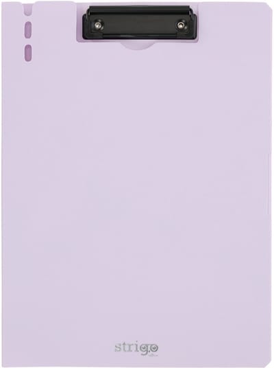Strigo A4 Klembord Lilac - Schrijfplank met Penhouder