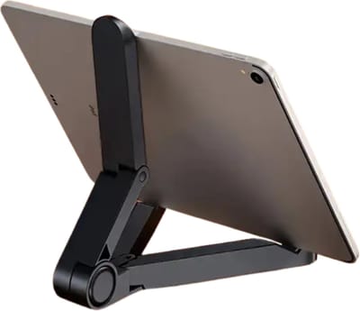 Bovista Telefoonhouder Vliegtuig - Reizen - Bureau - Tafel - Trein - Auto - Koken - Multifunctioneel - Universeel - Zwart